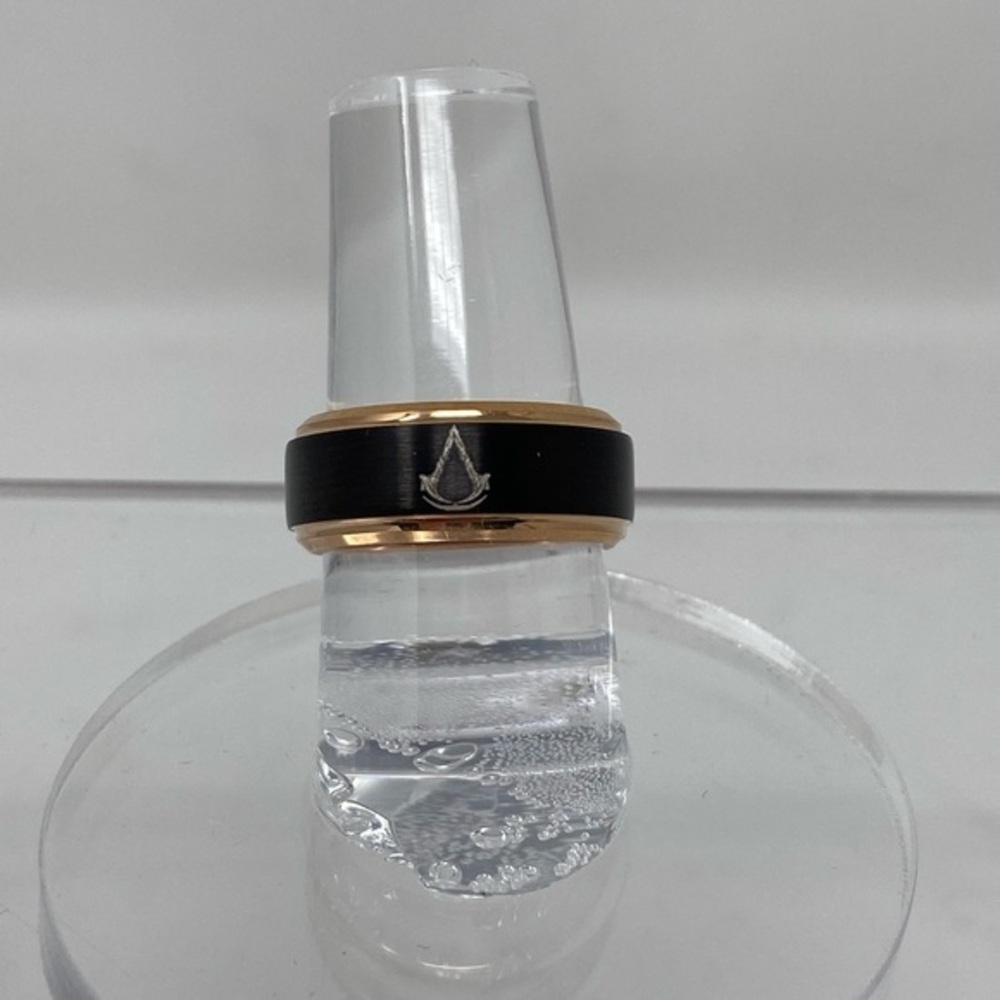 NWT UNLOCKED NAnimerica Assassins Creed Mirage Men’s Size 6 18K Rose Gold Ring
